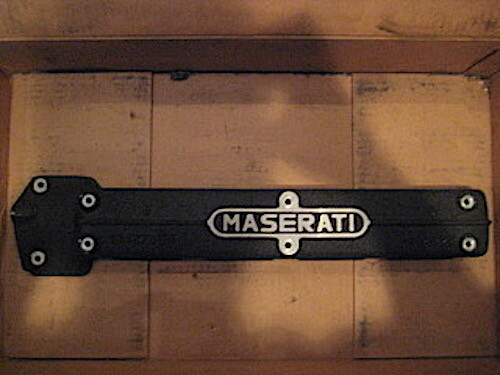 Vintage Maserati V8 cam covers