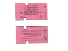 1995 Vintage Bluebell Railway 3rd Class Northern Extension Return Train Ticket