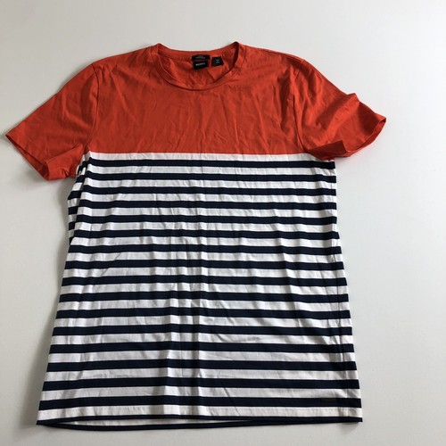 BOSS ORANGE Striped Hugo Boss Mens T 