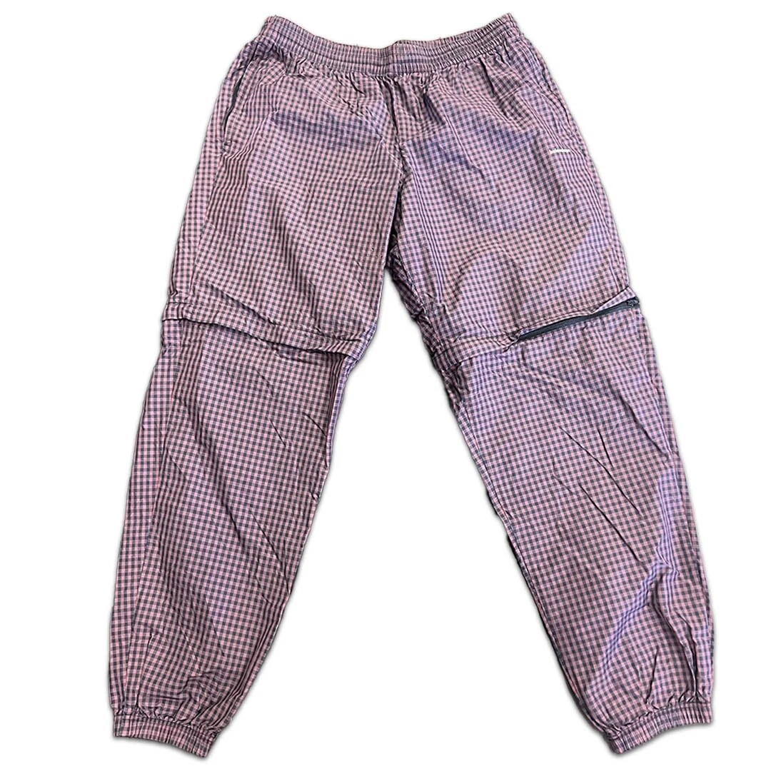 Pantaloni a scacchi Balenciaga con cerniera taglia XL