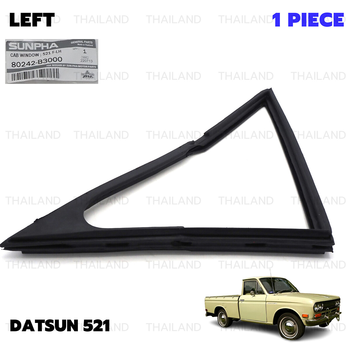 For Datsun Nissan 1300 521 Pickup 1966 - 72 Left Quarter Window