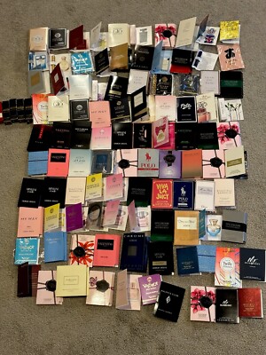 LOT/100 HIGH END PERFUME FRAGRANCE SAMPLE VIALS FOR WOMEN~NO DUPLICATES!