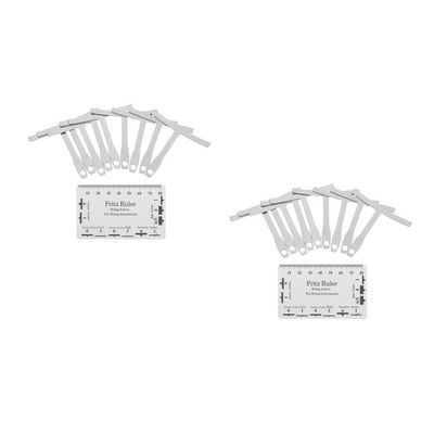 Klingen Fühlerlehre Bass Setup Reparatur Werkzeuge String Aktion Ruler Messer