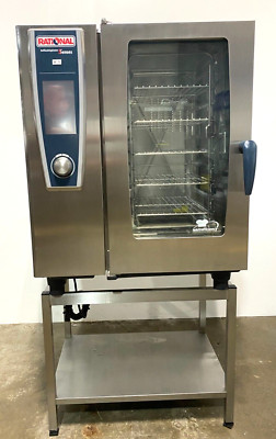 Rational (SCCWE101G)10 pan/half size (Gas)Combi w/Stand (Refurbished w ...