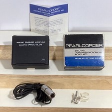 Olympus Electret Condenser Microphone ME3 for Pearlcorder w Case in Original Box