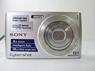 Sony Cyber-shot DSC-W510 12.1MP Digital Camera Silver FLASH NOT