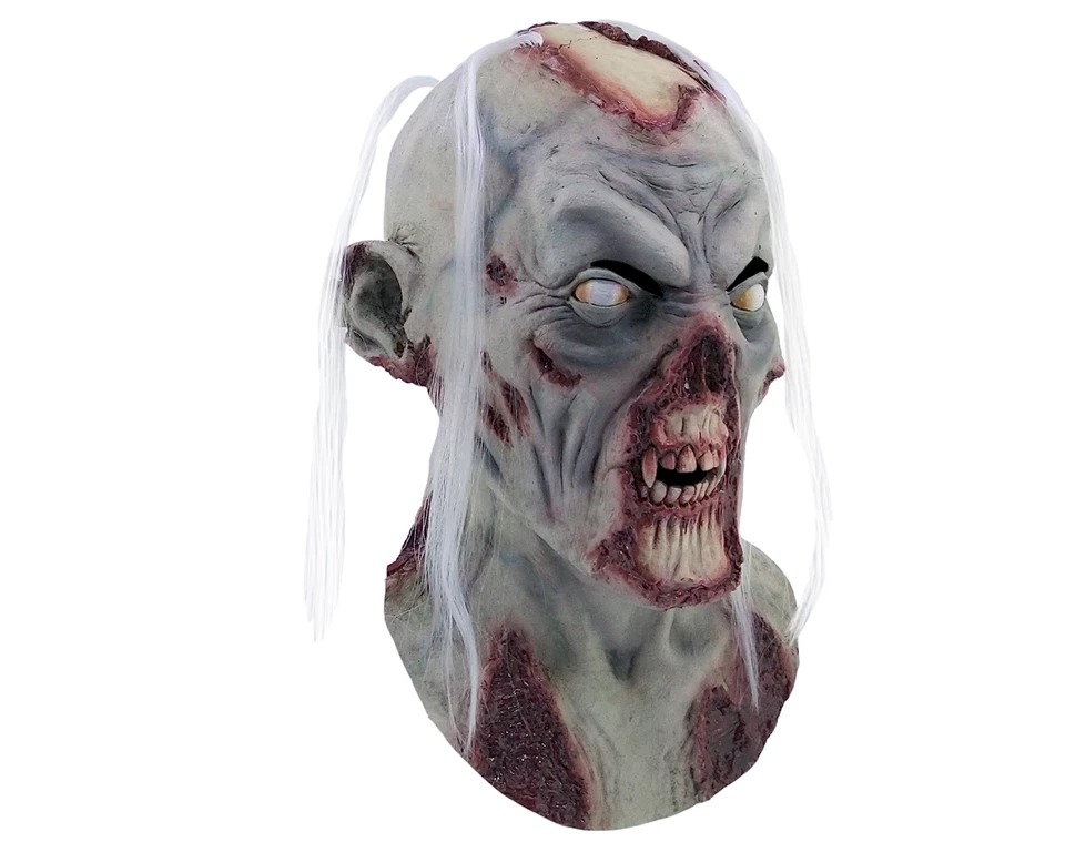 Ghoulish Productions Rotting Death Latex Face Mask Horror Halloween Cosplay - Image 2 of 4