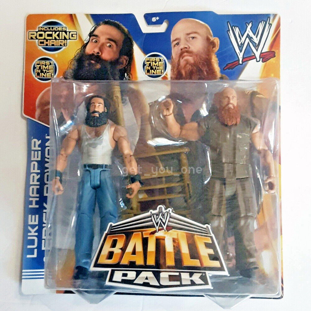 WWE Wrestling Battle Pack Luke Harper Erick Rowan Figure Rocking