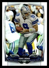 2014 TOPPS CHROME TONY ROMO 77 MINT REFRACTOR FOOTBALL DALLAS COWBOYS
