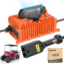18 AMP 36 Volt Golf Cart Battery Charger Compatible with EZGO TXT D Style Plug P