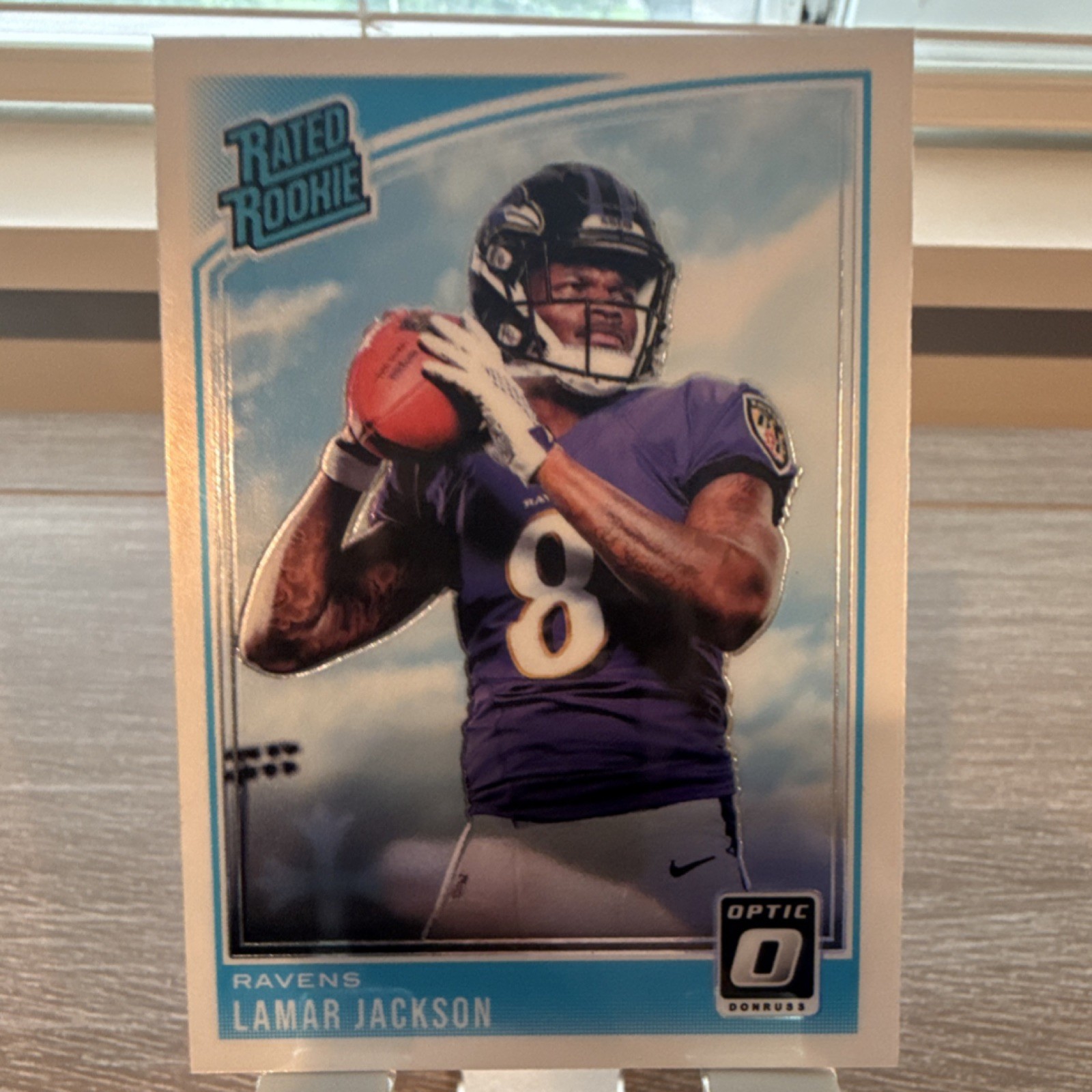 Panini 2018 Donruss Optic Football Rated Rookie Lamar Jackson #167 Ravens