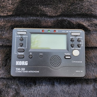 Korg TM-50 Tuner/Metronome Combo Black Vintage