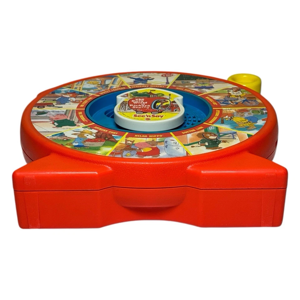 Raro 1997 Mattel See N Say The Busy World Of Richard Scarry Vintage Works Foto 2 de 4
