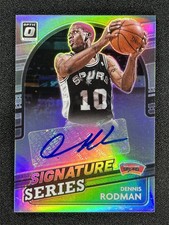2021-22 Panini Donruss Optic Dennis Rodman Holo Silver Signature Series Auto