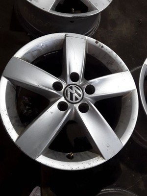 Wheel 5x112mm 16x6-1/2 Alloy 5 Spoke Navarra Opt CK4 Fits 11-14 JETTA 604483