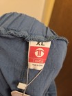 Tarse Womens XL Blue Pants Side Pockets Drawstring Lagenlook Coastal Chic — photo 6