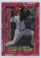2023 Panini Donruss Dominators Pink Fireworks Barry Larkin #D6 HOF 1d2d