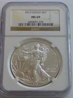 2013 American Eagle Silver Dollar NGC MS69