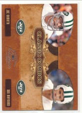 2007 Classics Joe Namath & Don Maynard Classic Combos Silver 101/250