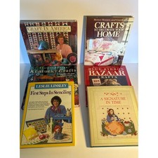 Lot of 6 Vintage Crafting Books