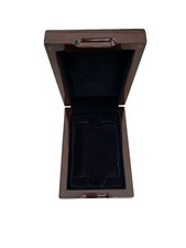 Wood Presentation Box Case For 1 NGC PCGC IGC Coin Slabs Display New