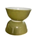 Vintage PYREX Nesting Mixing Bowls Avacado Green 403 - 2.5 Qt