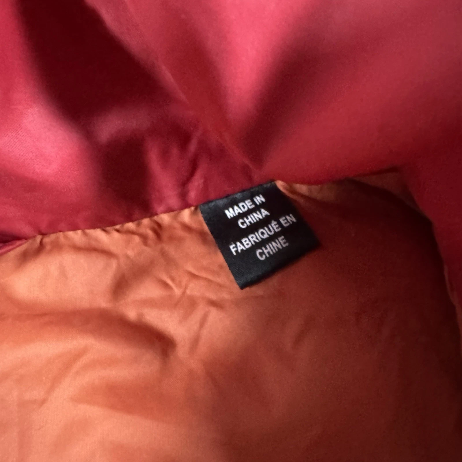 Save the Duck Ultra Light Jacket Puffer Mens Size Small Full Zip Plumtech Red image 16