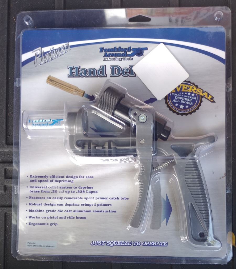 Frankford Arsenal Hand Deprimer w/Universal Collet System 909283