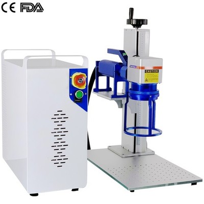 JPT 60W MOPA Fiber Laser Marking Machine Aluminum Black Mark FDA CE FedEx