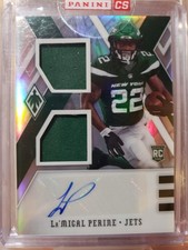 LA'MICAL PERINE 2020 PHOENIX  RPA RC DUAL JERSEY AUTO RC /149 NY JETS / FLORIDA