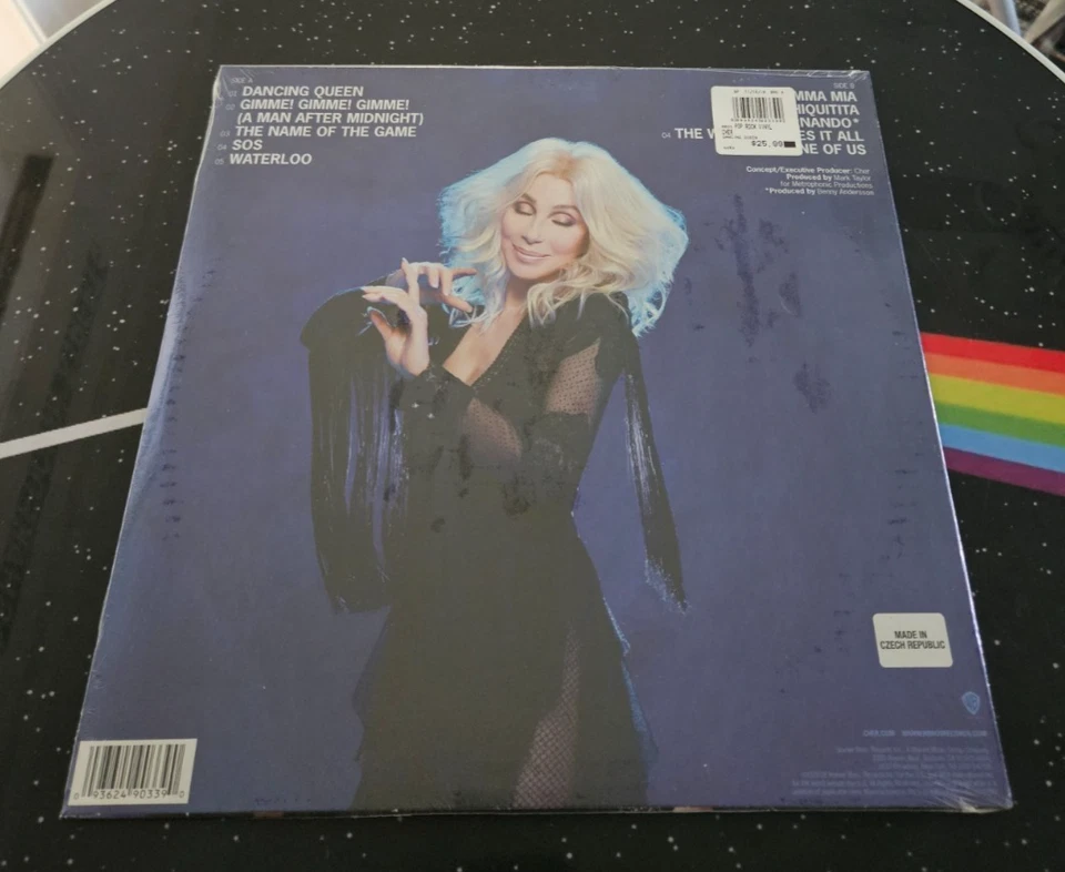 Cher Dancing Queen Limited Translucent Blue Vinyl LP Record Sealed New ABBA - Image 2 of 2