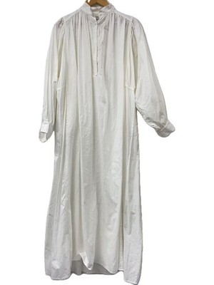 TEN x Ron Herman Kaftan Kleid Free Size Farbe Weiß Baumwolle 100% Guter Zustand