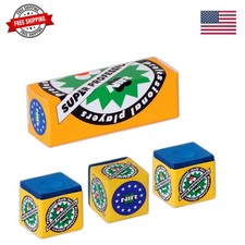3 pcs of NIR Super Professional Pool cue Billiard Chalk - Blue