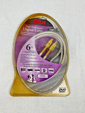 RCA 6FT S-Video Cable Gold Plated TV DVD VCR Retro Gaming Home Theater AV