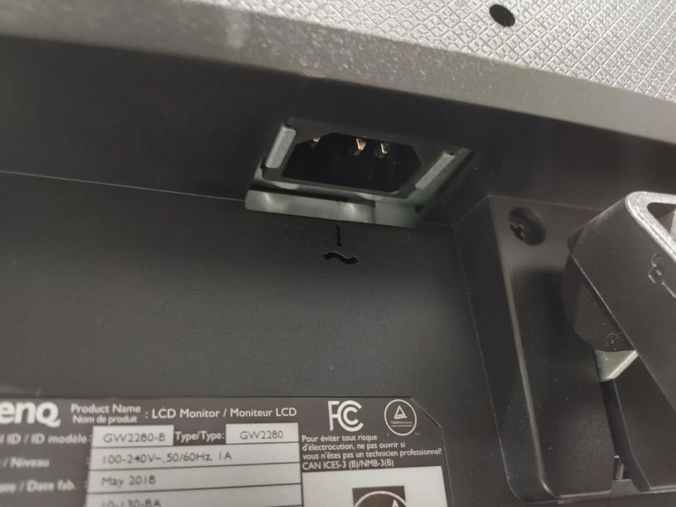 Excellent Condition BenQ 22inch GW2280-B HD LCD Monitor Tested Working Black - Image 3 of 4