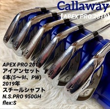 Callaway APEX PRO 2019 Golf Iron Set 6pcs 5-PW Right Handed S Flex