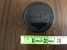 Vintage Eastman Kodak Company Film Canister Metal Tin Can Container Empty.  USA