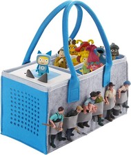 Toniebox Tasche 30+ Figuren Aufbewahrung Organizer Filz Grau Navy Tragetasche