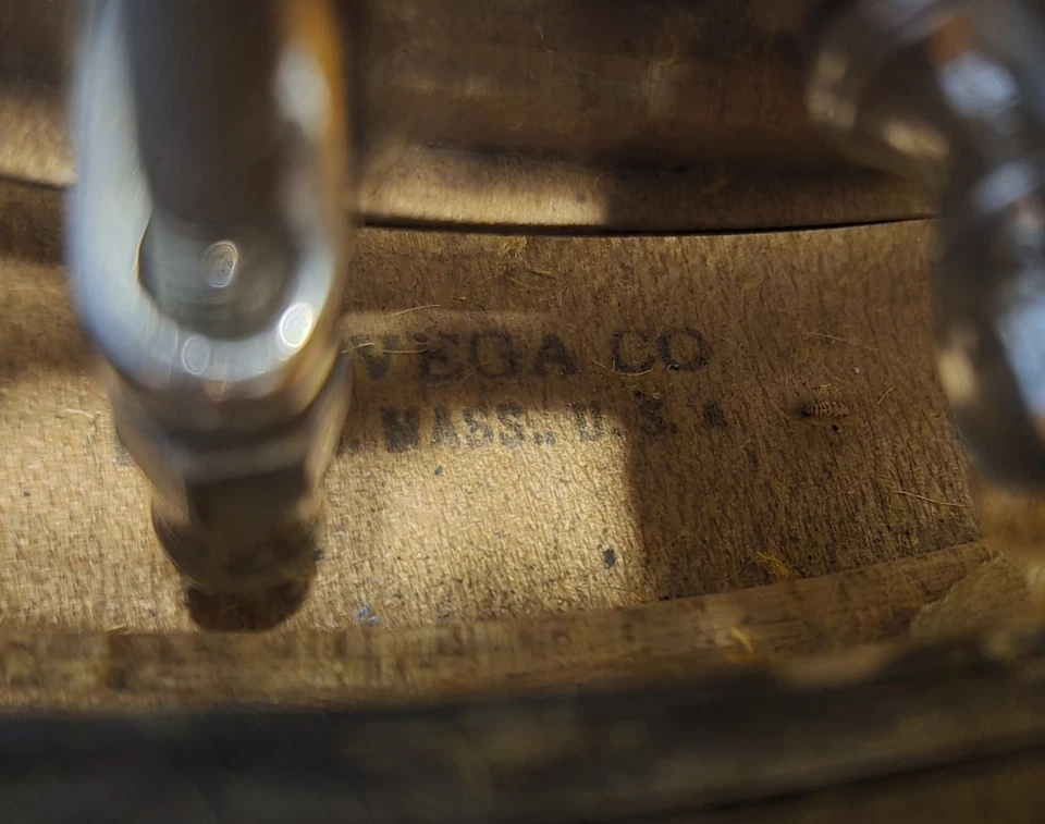 antique VEGA banjo in A case, made in Boston - Image 3 of 4