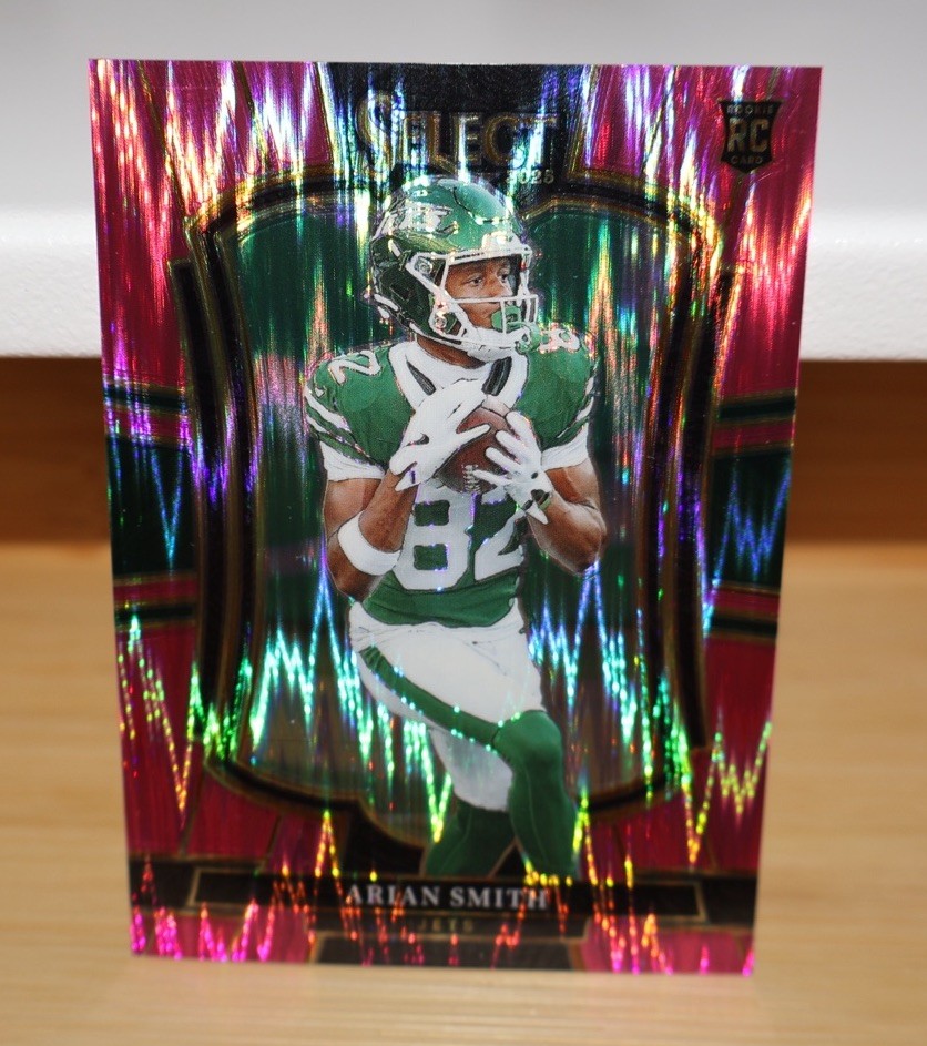 2025 Panini Select - Premier Level Arian Smith #177 Pink Shock Prizm (RC)