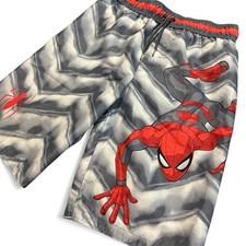 Marvel Spider-Man Boys Large Swim Trunks , Shorts, Swimsuit -Super Hero Swimwear