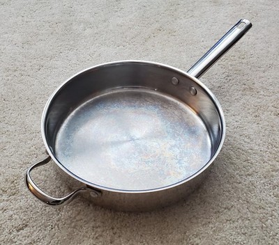 WOLFGANG PUCK BISTRO COLLECTION 11'' STAINLESS STEEL CHICKEN FRYER SAUTE PAN