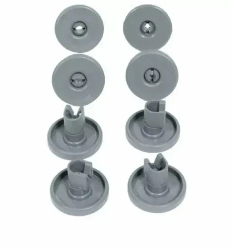 SPARES2GO 4 Rotelle Per Lavastoviglie Rex – 2 Sinistre + 2 Destre – Ricambio
