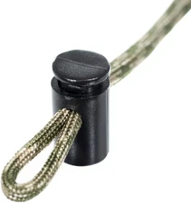 Heavy Duty Barrel Cord Locks - Clamp Toggle Stop Slider - for Paracord, Bunge...