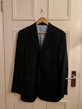 TM Lewin Navy merino wool men's blazer jacket 39R