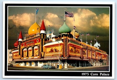 1973 Corn Palace SOUTH DAKOTA 4x6 Postcard