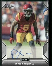 2019 Leaf Draft #BA-IM1 Iman Marshall Autographs Gold