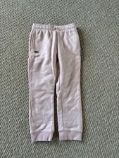 Lacoste Jogger Sweatpants Girls 8 Light Pink