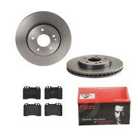 Brembo Bremsscheiben Ø288MM + BremsbelÄGe Vorne FÜR MERCEDES-BENZ C-KLASSE