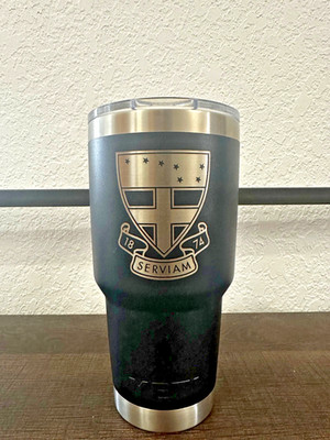 Yeti 30oz Rambler Tumbler with MagSlider Lid - Ursuline Academy Engraved Black